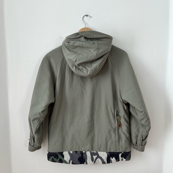 KEMPER army green camo coat boys jacket size 12 - Picture 3 of 10